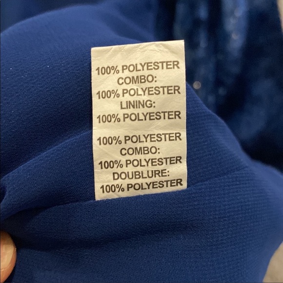 Ramy Brook Lori navy velvet cinched waist Mini Halter dress - Picture 6 of 9